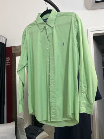 Camicia Ralph Lauren Classic Fit verde taglia S