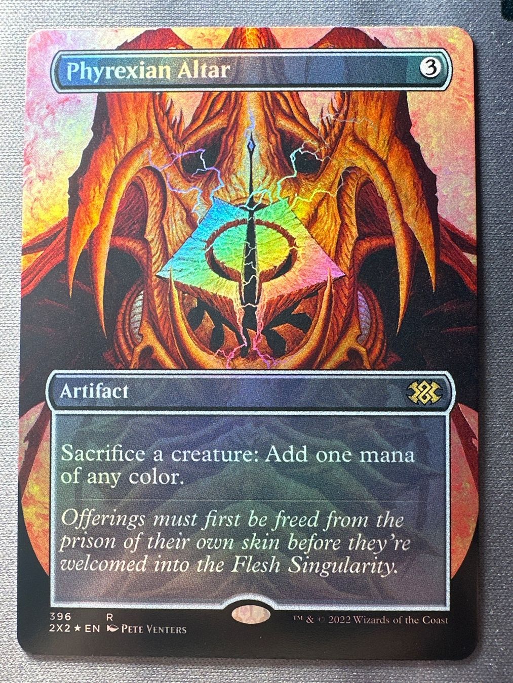 Magic The Gathering Sammelbilder & Trading cards: Phyrexian Altar FOIL Variant 396 Double Masters 2022 – Neu (gemäss Beschreibung) aus Windlach von