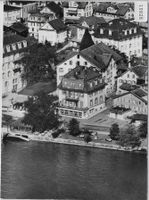 Flugaufnahme Gersau Hotel Seegarten