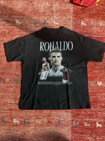 T-Shirt Ronaldo Herren Schwarz Grösse L Neuwertig