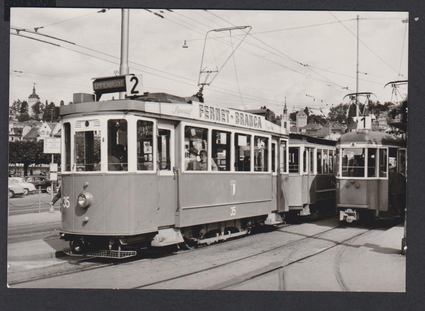 Cartoline postali: Tram in Luzern  -  ältere Ansichtskarte – Usato da Vitznau venduto da Ropaku