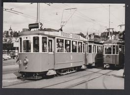 Tram in Luzern  -  ältere Ansichtskarte