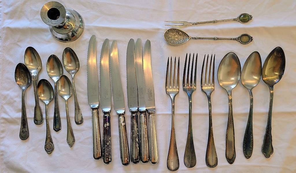 Set di posate: Einzelstücke Silberbesteck – Usato da Rosshäusern venduto da kito11