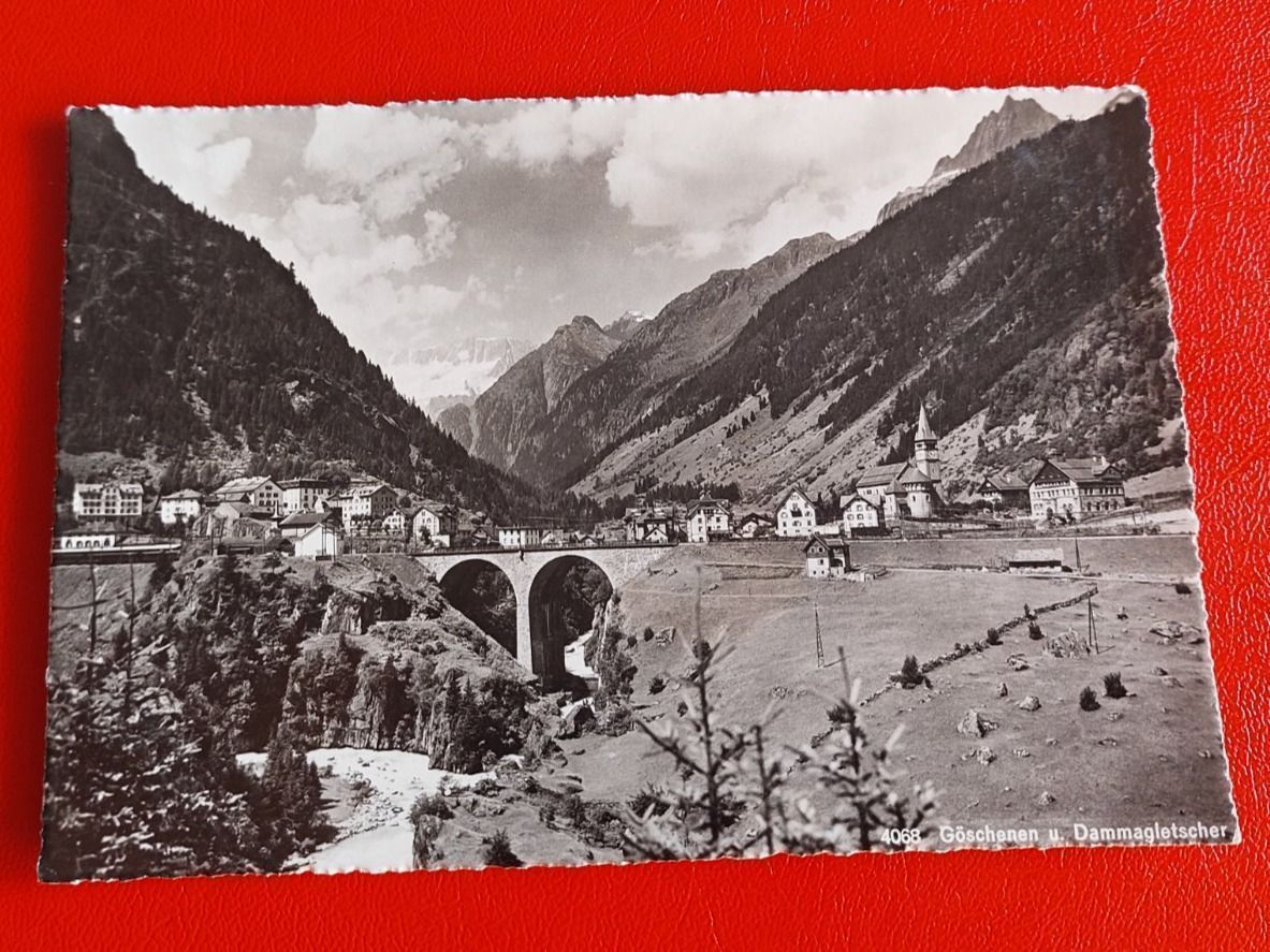 Cartoline postali: Göschenen u. Dammagletscher 1944 – Usato da St-Légier-Chiésaz venduto da Theo006