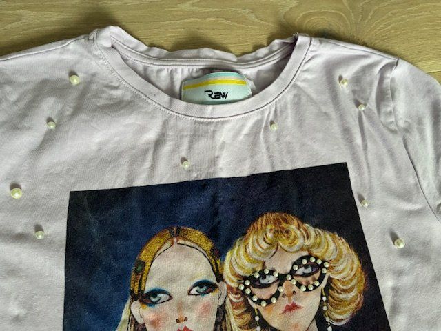 Camicette: Originale lila Baumwollbluse, Größe 36. – Nuovo (secondo la descrizione) da Lausanne 26 venduto da anaxena 1