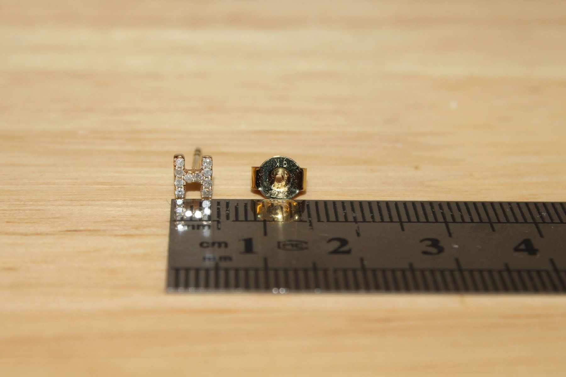 Orecchini pendenti & Orecchini a lobo: einzelner Ohrstecker Gold 9Karat – Usato da Kriens venduto da Wolly85 2