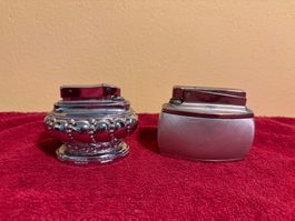 2 Tisch Feuerzeug Vintage