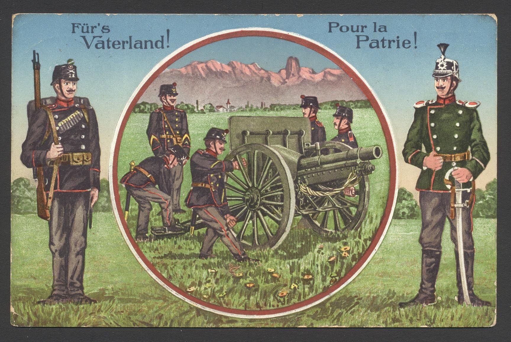 Cartes postales: WK1 Waffengattungen Nr. 3 – D'occasion à Siebnen par Fstaehli