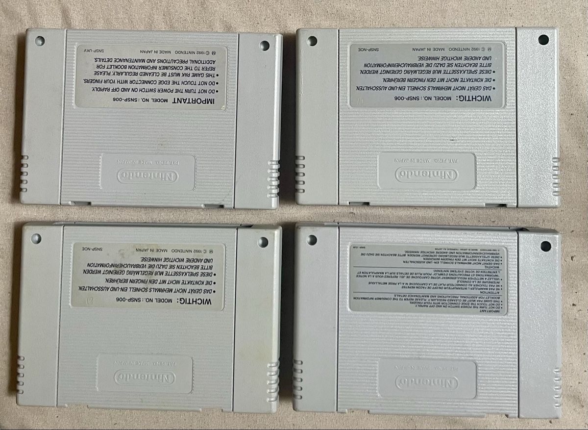 Nintendo Console: Nintendo SNES Europa + Manuale e 4 Giochi Top Condition Test – Usato da Gordola venduto da Vintage-Toys 4