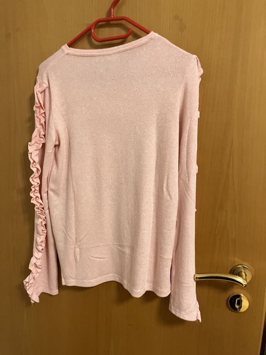 Pullover & Sweatshirts: Pull rose Emoji C&A, Taille 170/176, manches longues – Gebraucht aus Bex von epsonstylus 1
