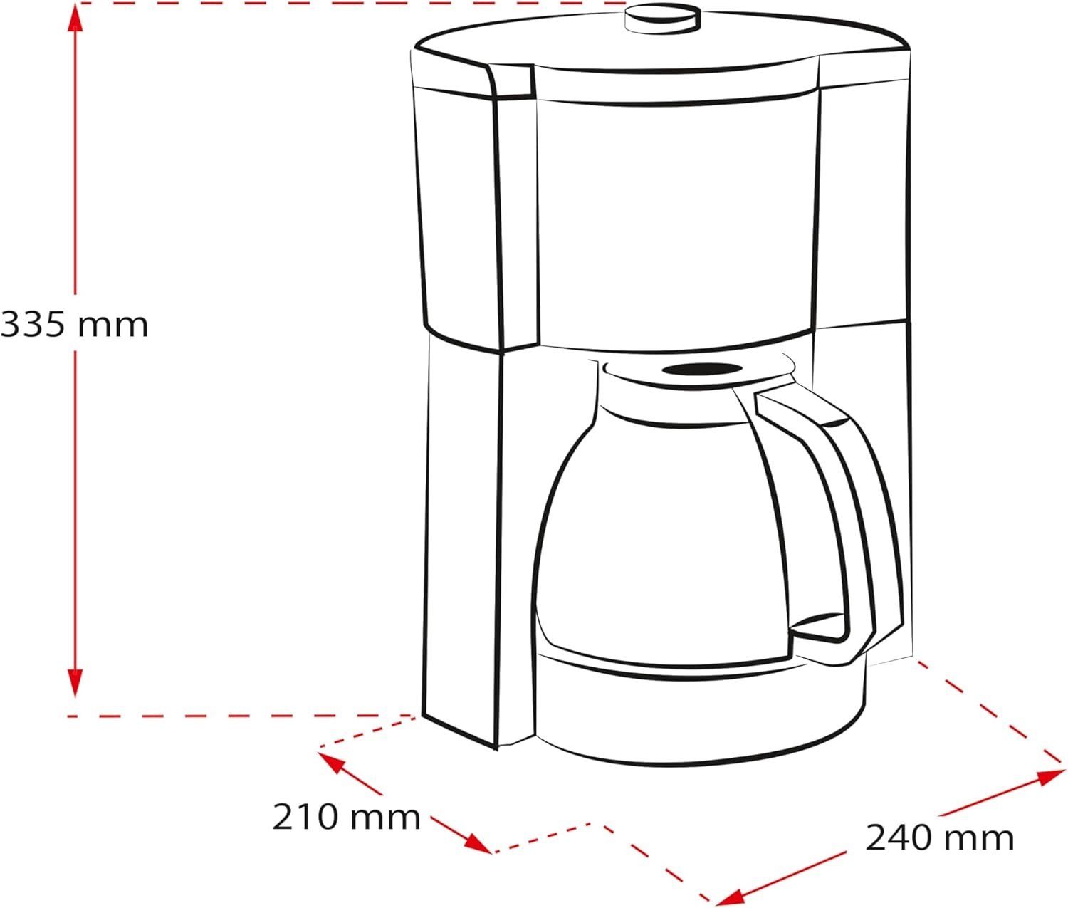 Melitta Macchine per caffè & Macchine per espresso: Melitta Filter-Kaffeemaschine Look Timer – Nuovo e nell'imballaggio originale da Kägiswil venduto da nick333 4
