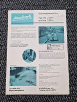 Original Prospekt Aecherli Vielzweckmaschine ma250v / 350v