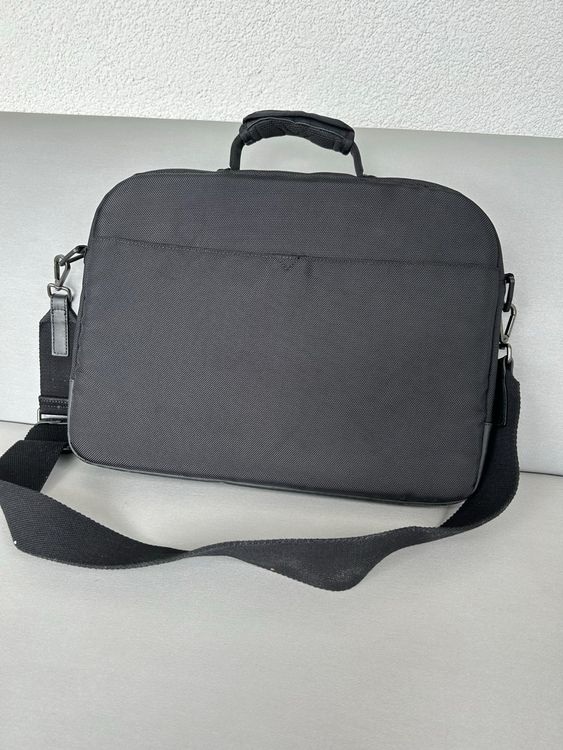 Laptoptasche 15,6 Zoll Im Vogeldruck – Schwarz, Mit Abnehmbarem Schultergurt & Extra Fächern