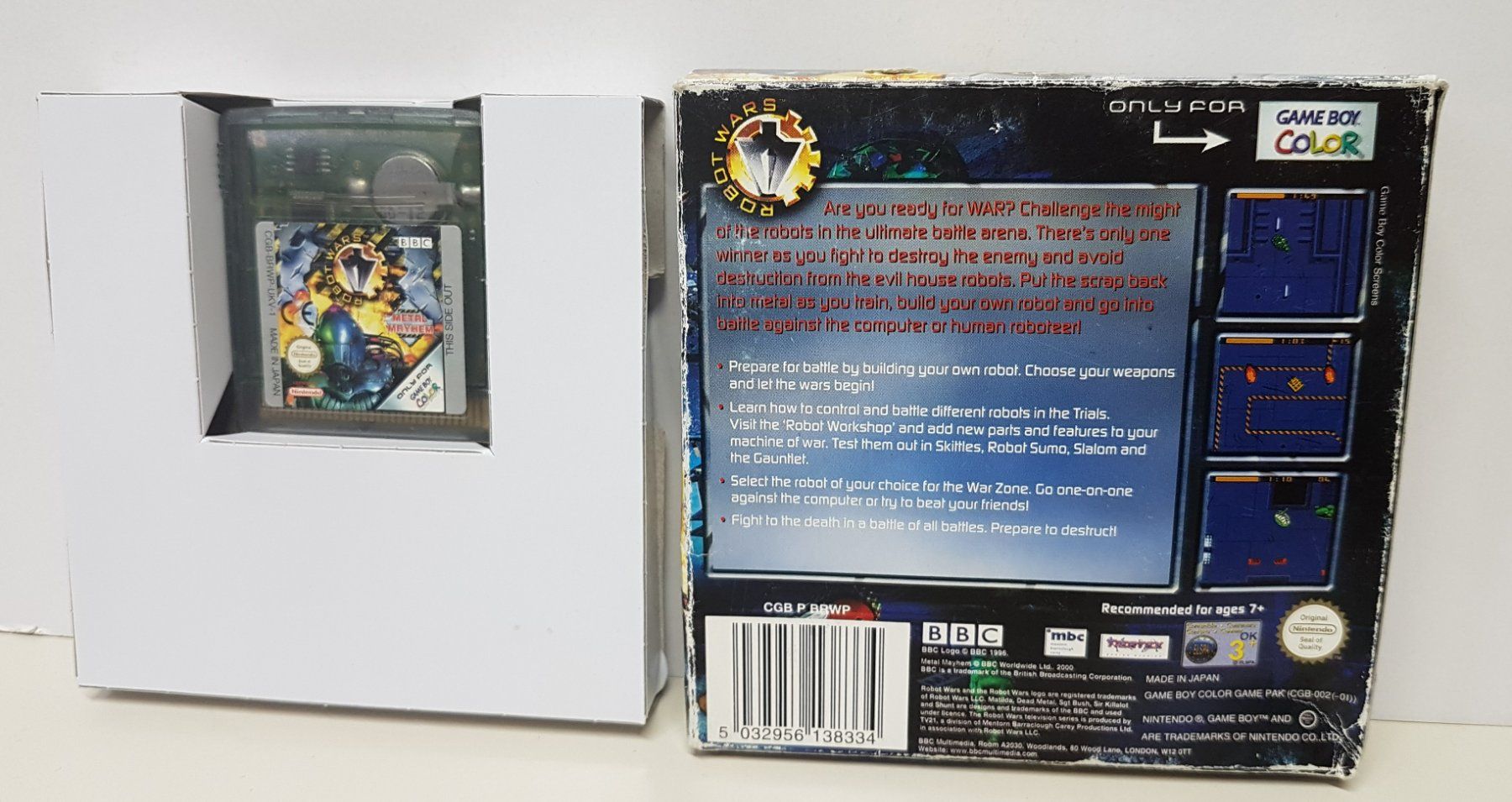 Nintendo Spiele: 😎Robot Wars  GBC – Gebraucht aus Schüpfheim von Games_Spielkonsolen 1