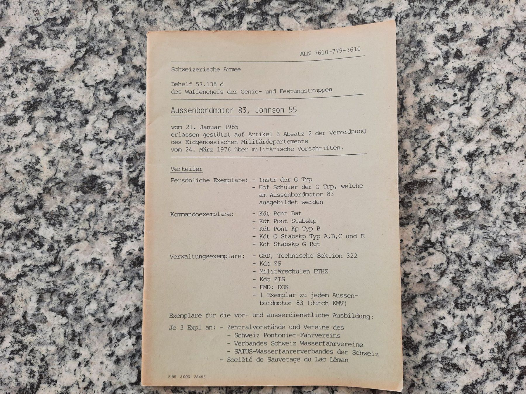 Bücher: Aussenbordmotor 83, Johnson 55 df – Gebraucht aus Ruswil von Sammlergeist