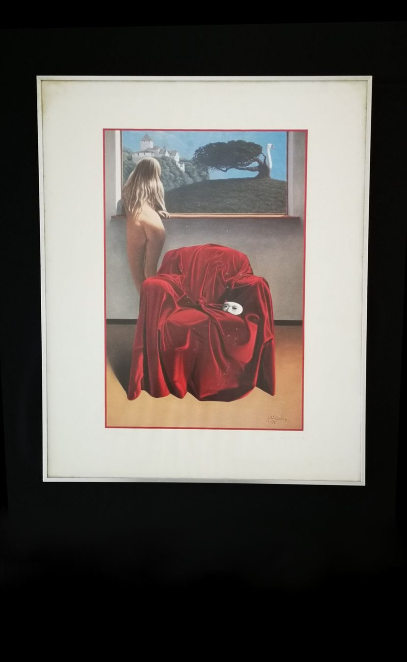Grafica & Litografie: Originale handsignierte Kunst: Surrealistisches Werk, 1992 – Usato da Kreuzlingen venduto da Schomi5