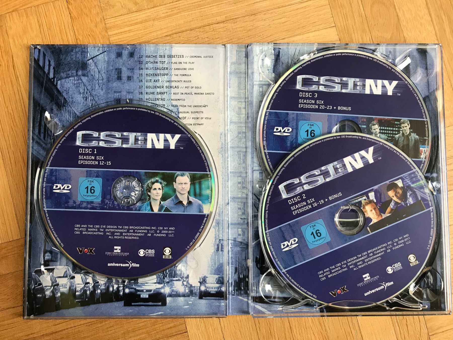 Alle DVDs: CSI: NY - Season 6.2 - DVD – Gebraucht aus Zürich von Malcom 1