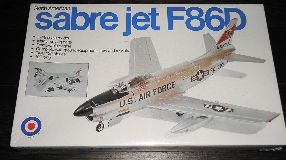 1:48 Entex North American F-86D Sabre
