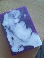 Handgemachte Seife, Lavendelduft, Lila/Weiss - Neu!