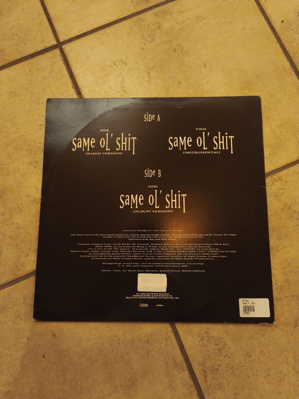 Dischi in vinile: MC Ren - Same Ol' Shit – Usato da Kandersteg venduto da digginblackpearlz 1