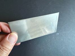 Edelstahl Platte 49 x 100 x 2 mm, 80 g