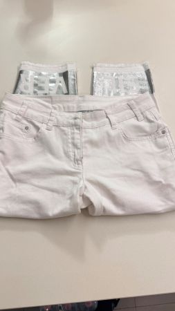 Hose sportalm weiss mit Silber Grösse 38 guter Zustand