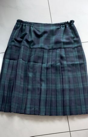 Jupe plissée style écossais  T 54 italien