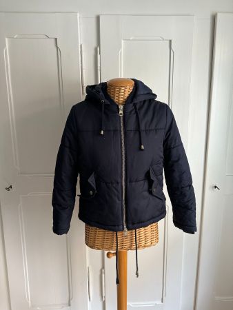 TOPSHOP - Jacke dunkelblau gefüttert XS