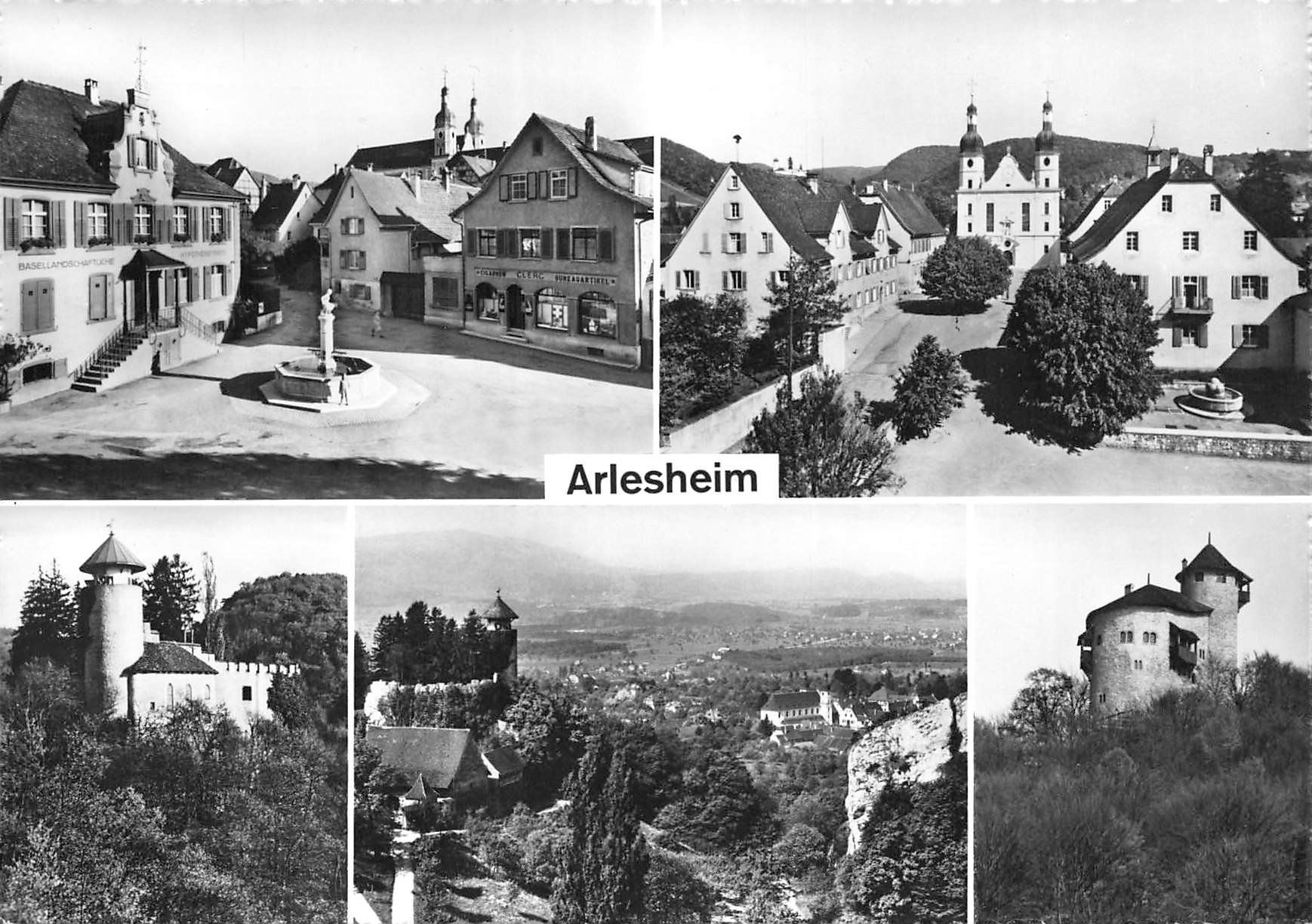 Cartoline postali: Arlesheim – Usato da Ottikon b.Kemptth. venduto da Neptun1974