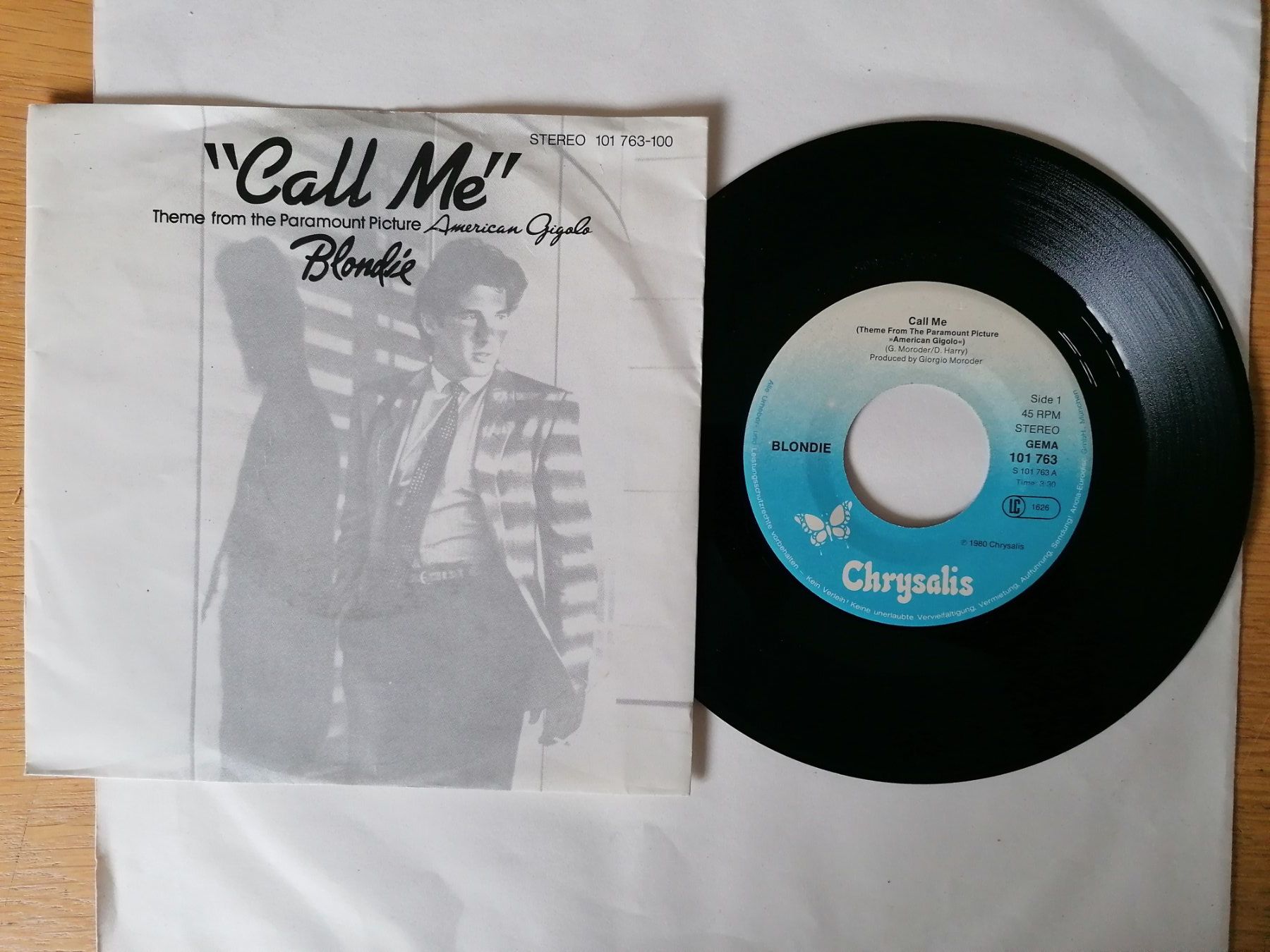 Schallplatten: Blondie --  Call Me – Gebraucht aus Beinwil am See von Funkthesizer