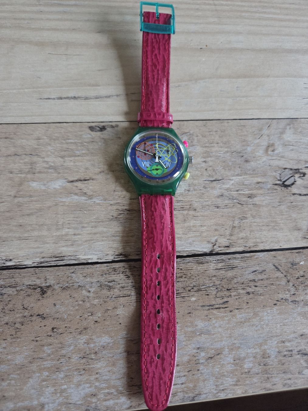 Swatch Orologi: Vintage Swatch Pink Springs. – Usato da Rain venduto da gary777
