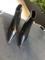 Stiefeletten schwatz mit Glitzer