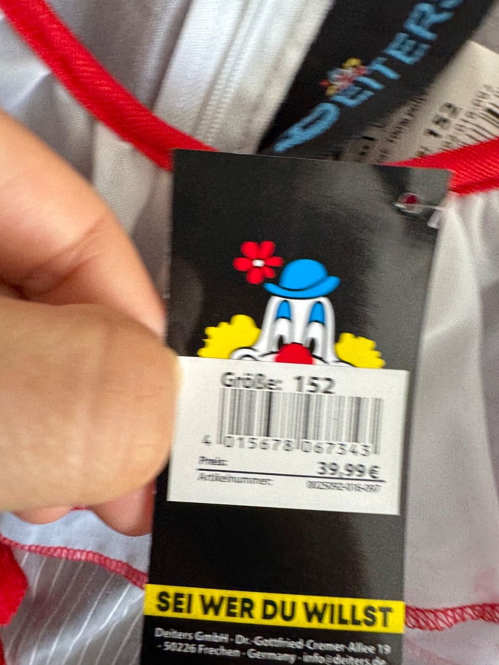 Costumi: Horror Clown Costume mit Maske - Neu – Nuovo e nell'imballaggio originale da Basel venduto da Puckym 4