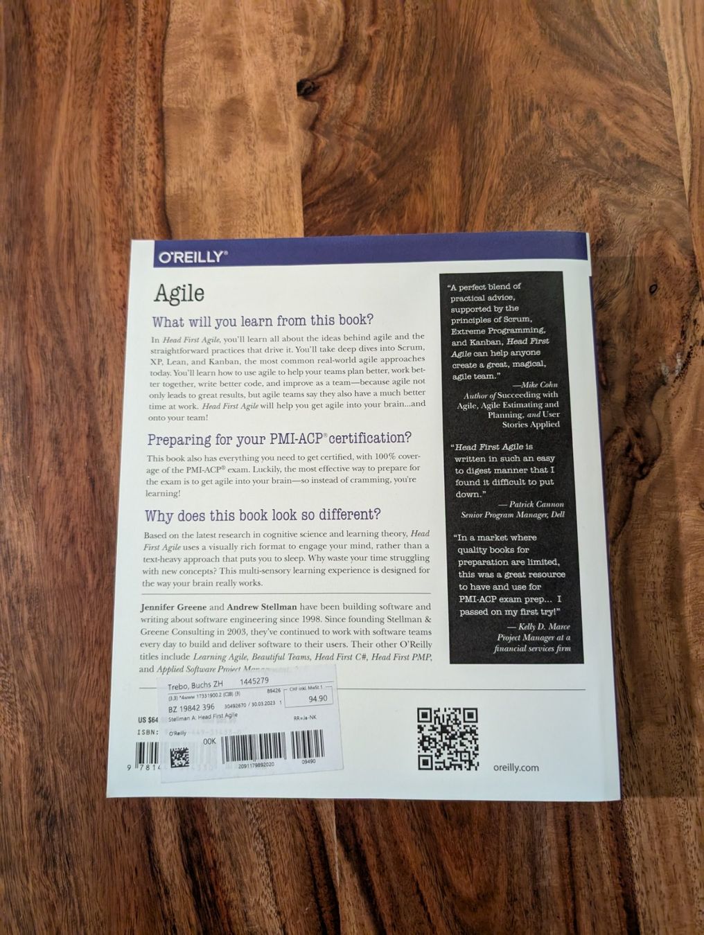 Libri: Head First Agile – Brain-Friendly Guide. – Usato da Otelfingen venduto da ALuechinger 1