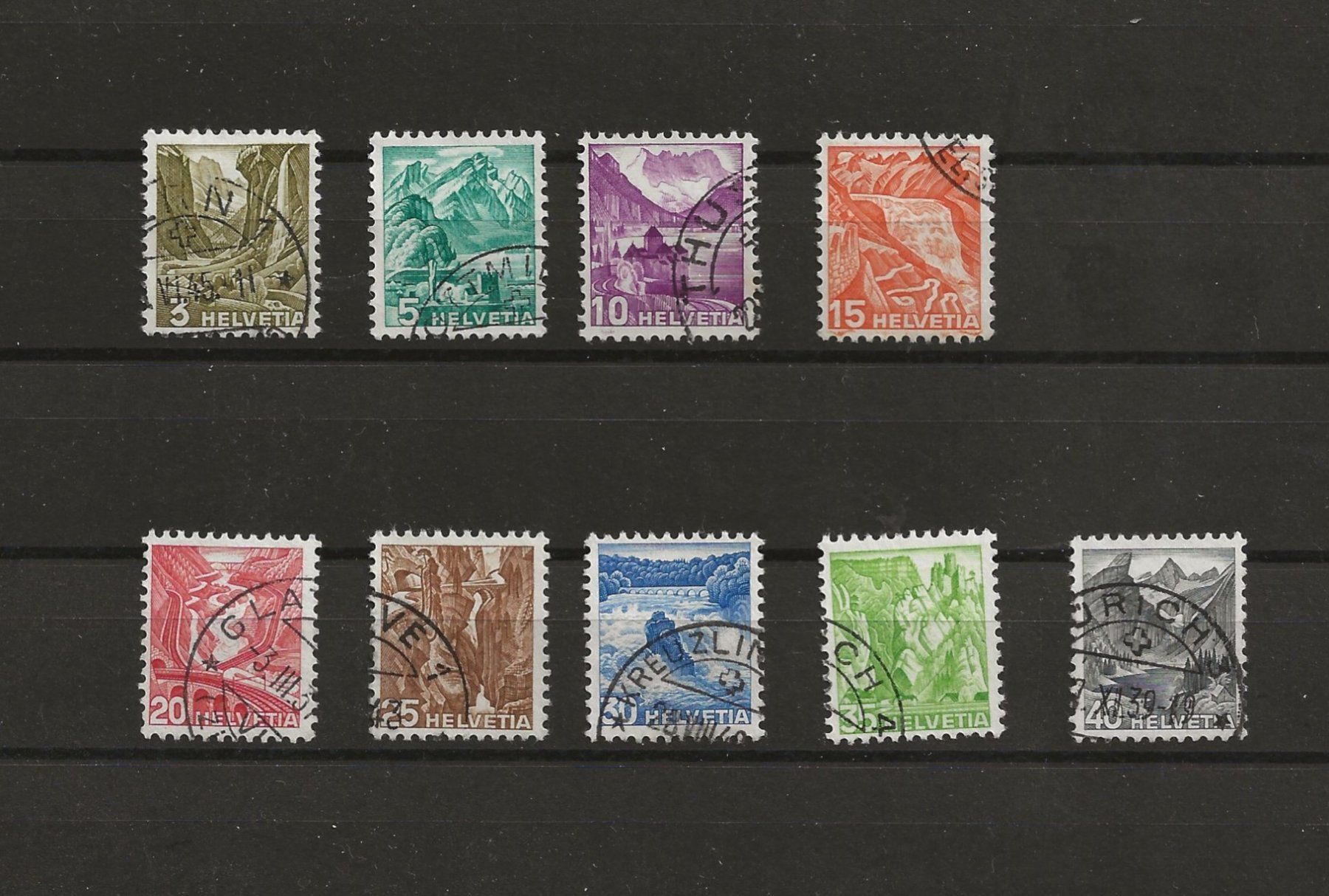 Tutti i francobolli: Lot div. Schweizer Briefmarken ab 1936 – Usato da Bad Ragaz venduto da flexibel11 1