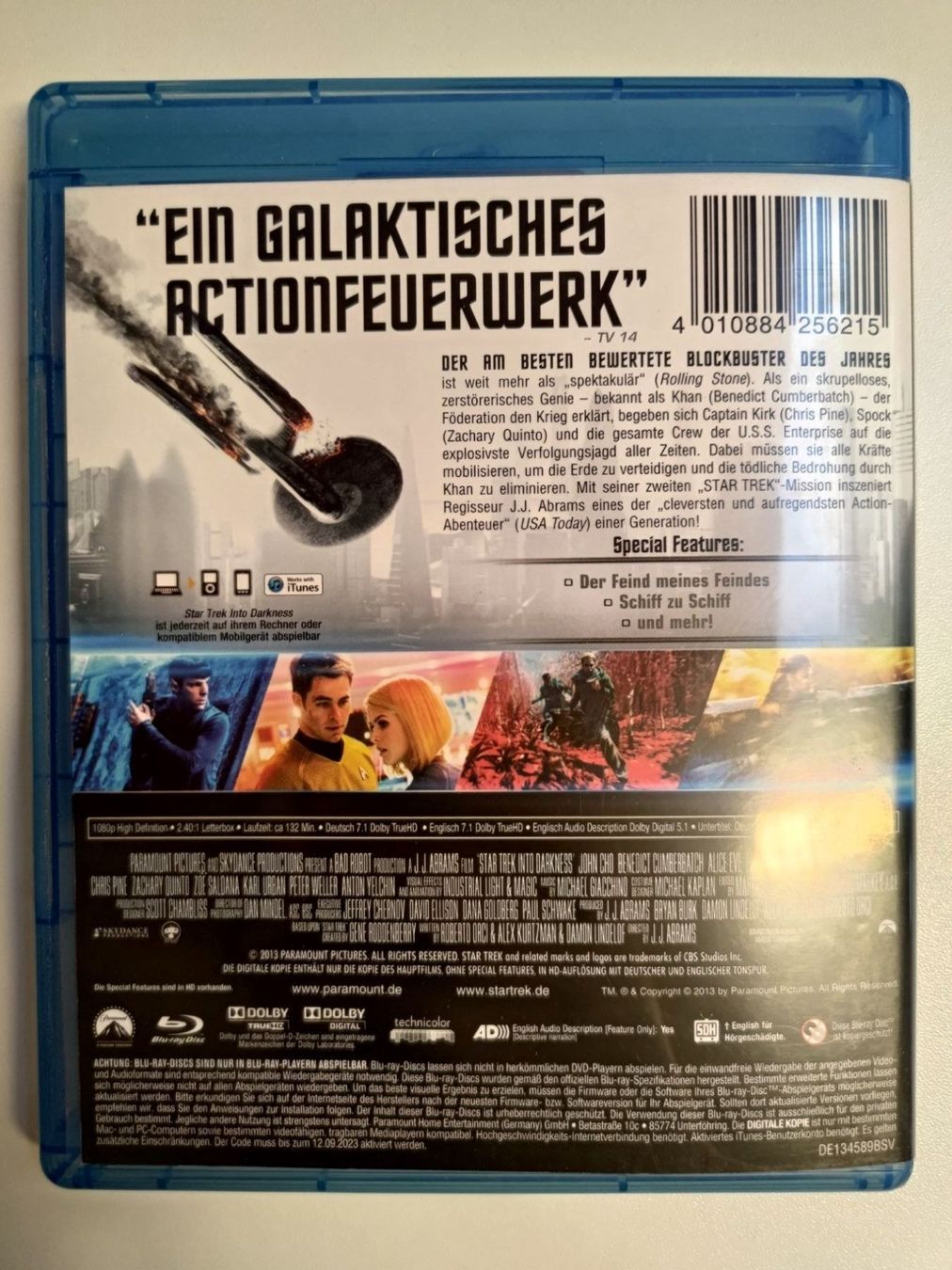 Alle DVDs: Star Trek - Into Darkness – Gebraucht aus Liestal von Kratzilla 2