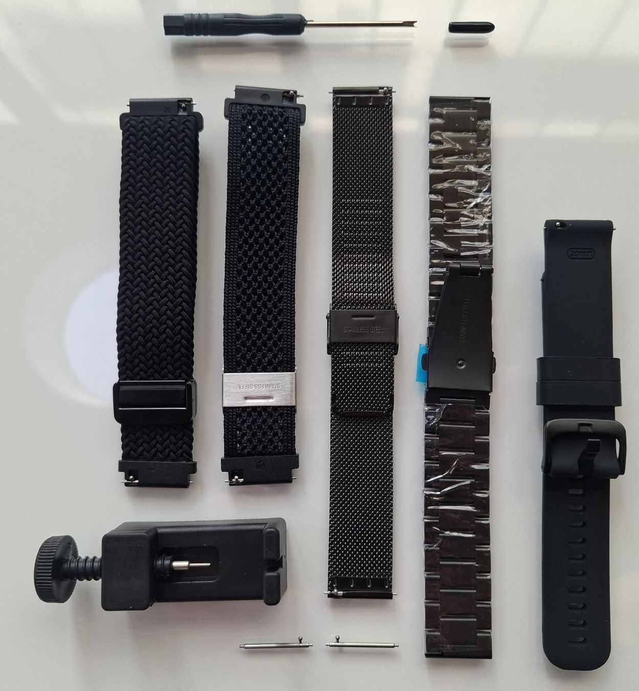 Montres: 5x Uhrenarmbänder 20mm NEU – Neuf (Voir description) à Winterthur par -.S.B.- 2