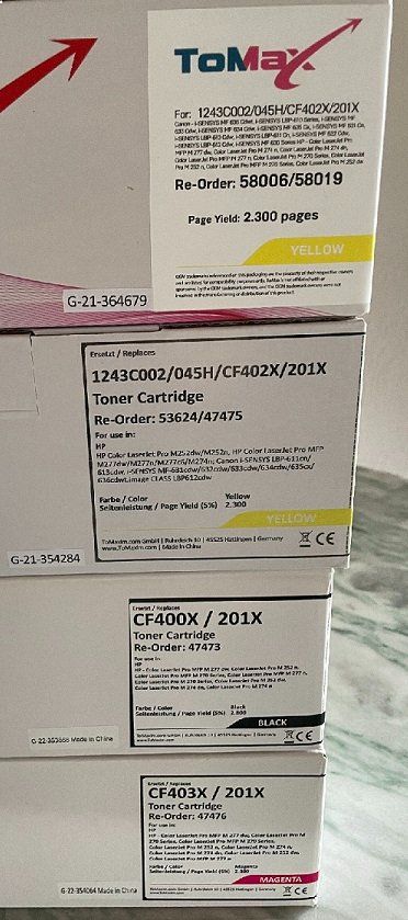 Hewlett Packard Cartucce per stampanti & toner: Toner für HP Laserjet Pro – Nuovo e nell'imballaggio originale da Oberrieden venduto da Miromaeder