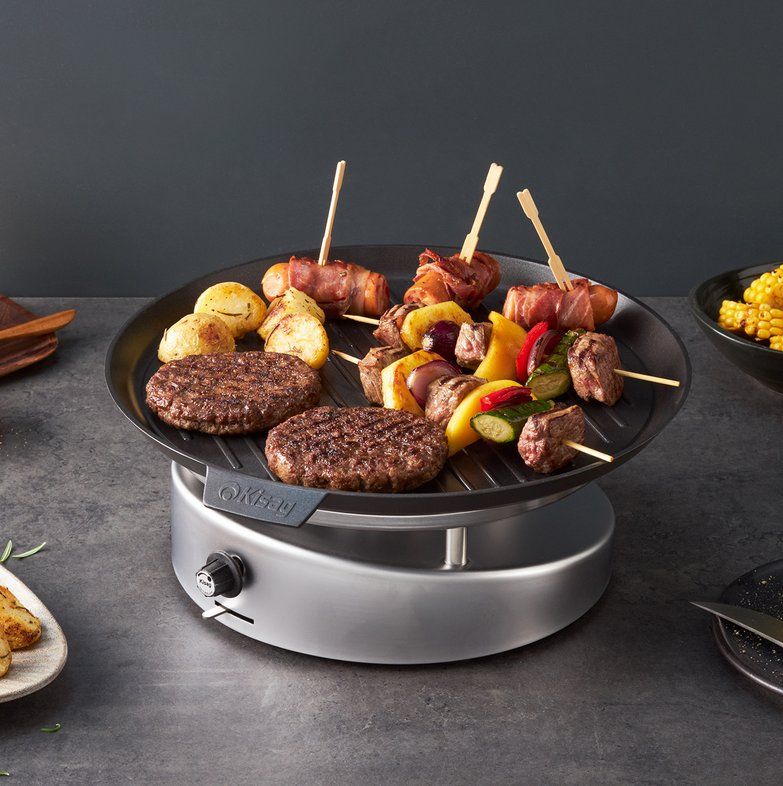 Kisag Elettrodomestici da cucina: Kisag Grillplatte RONDO l Gratisversand – Nuovo e nell'imballaggio originale da Bellach venduto da Kisag_AG 2