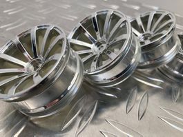 RC Felgensatz 1:10 «RS Chrom 10-Speichen» 26mm NEU!
