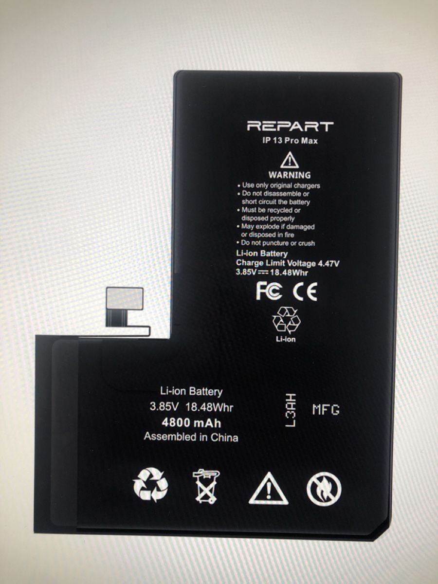 Batterie: Iphone 13 pro max Akku – Nuovo e nell'imballaggio originale da bern venduto da reptechnic