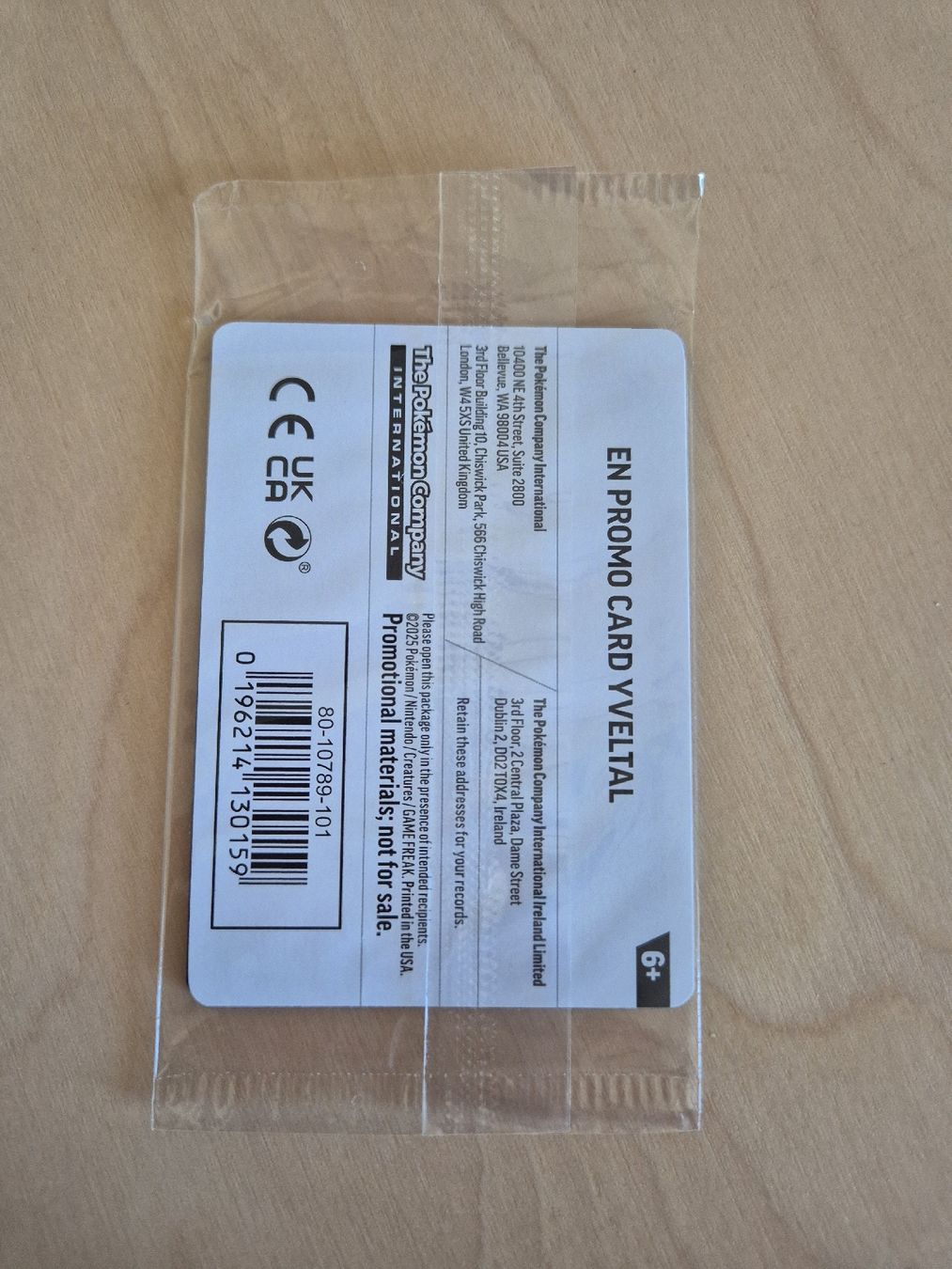 Pokémon Sammelbilder & Trading cards: Pokémon Yveltal promo sealed mega evolution - 2025 – Neu und originalverpackt aus Oron-la-Ville von n_a_t_e_a_g 1