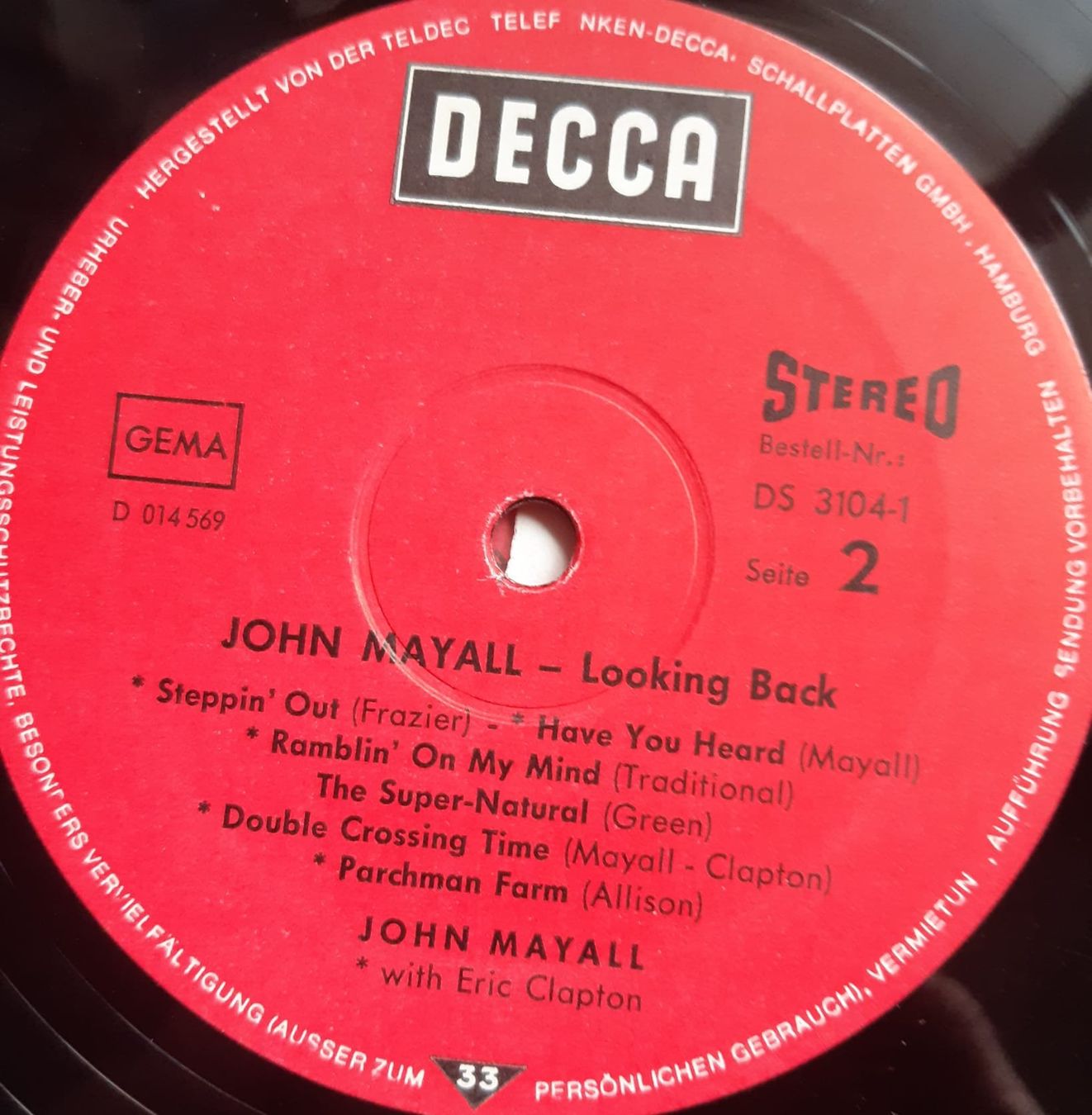 Dischi in vinile: JOHN MAYALL: Looking Back   DECCA: DS 3104/1-2 – Usato da Frick venduto da kyb_yq8h 3