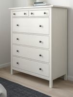 Kommode IKEA Hemnes weiss mit sechs Schubladen Top Zustand