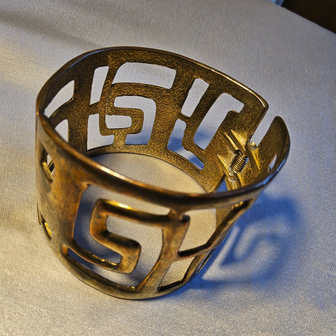 Armbänder & -reifen: Schicker Modernist Armreif Versilbert 50er – Gebraucht aus Zürich von Aleick 6