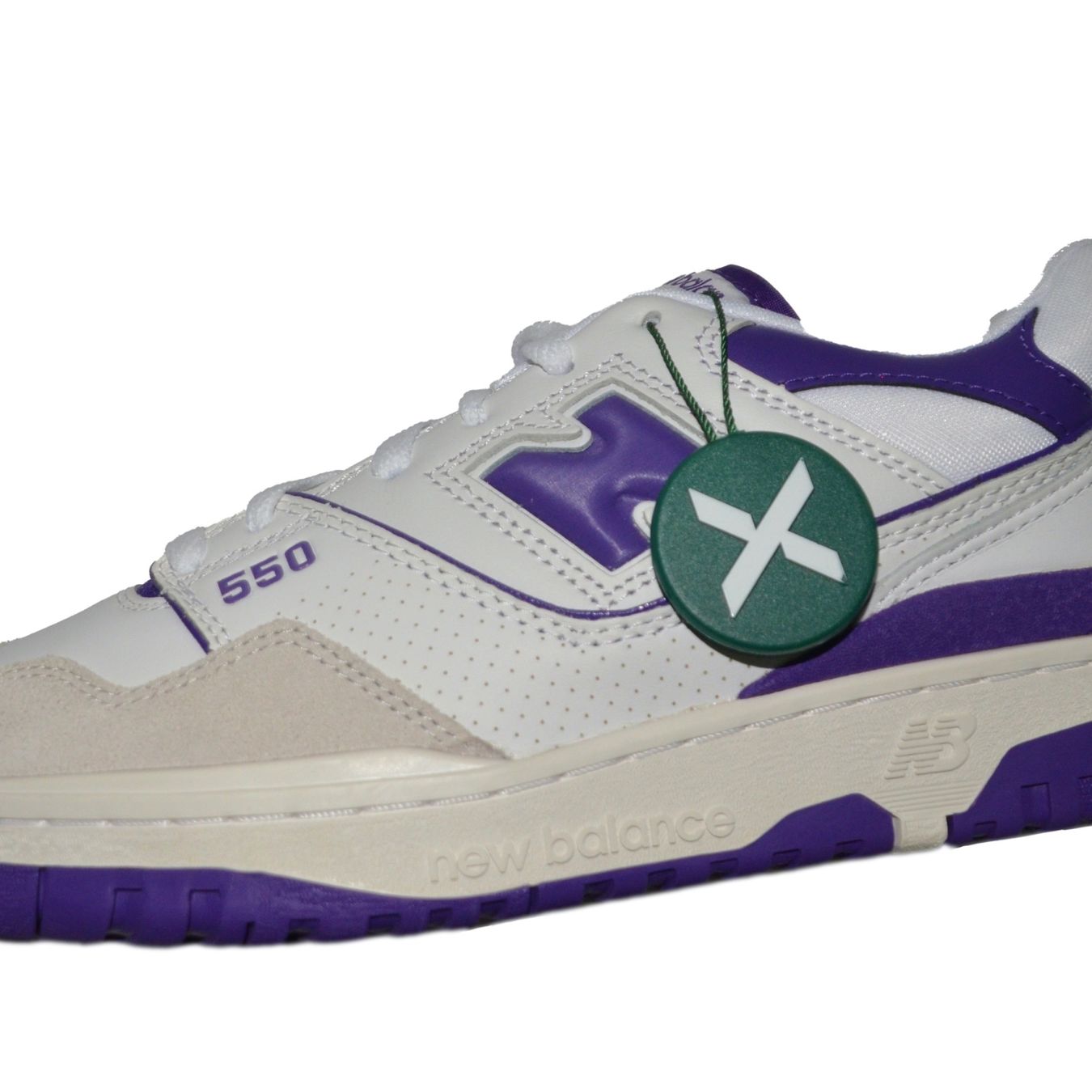 New Balance Scarpe da uomo: New Balance 550 White Purple – Nuovo (secondo la descrizione) da Bäretswil venduto da swiss.thrift.shop 3