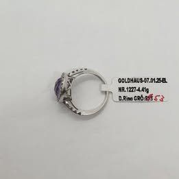 Anelli: Echt 18K Gold - Diamant, Amethyst Ring – Usato da Luzern venduto da Luzern-Goldhaus 2