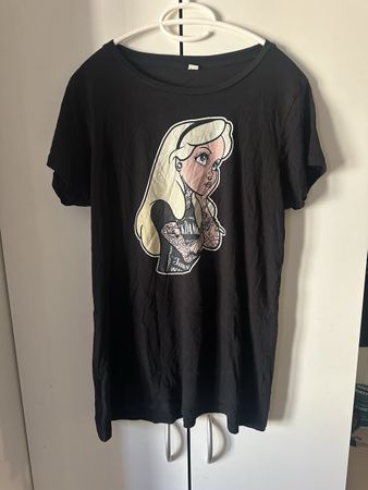 Schwarzes T-shirt mit Jack Daniels Prinzessin