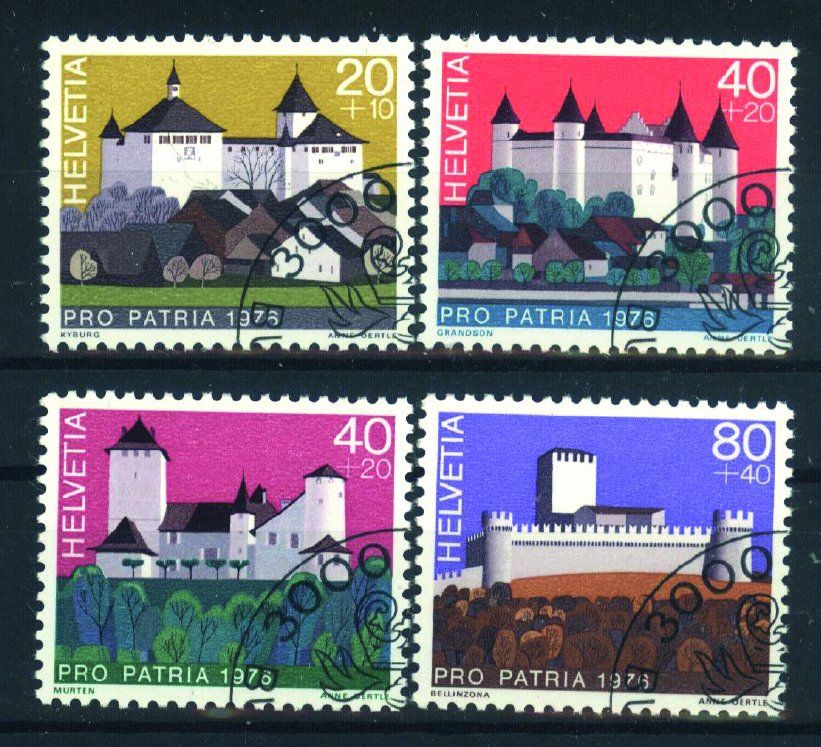Tutti i francobolli: 1976, Pro Patria, ET – Usato da Willisau venduto da Vollstempel