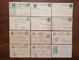 Schweiz 12 Postkarten, Ganzsachen - gelaufen (3/3)